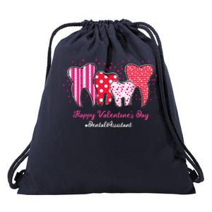 Dental Assistant Dentist Funny Tooth Happy Valentine's Day Great Gift Drawstring Bag