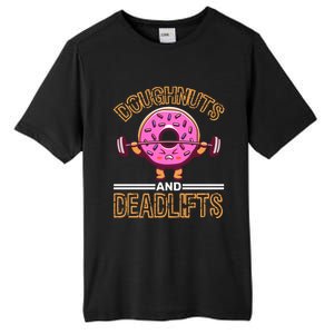 Doughnut And Deadlifts Barbell Donuts Dough Snack Doughnut Gift Tall Fusion ChromaSoft Performance T-Shirt