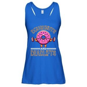 Doughnut And Deadlifts Barbell Donuts Dough Snack Doughnut Gift Ladies Essential Flowy Tank