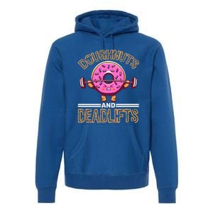 Doughnut And Deadlifts Barbell Donuts Dough Snack Doughnut Gift Premium Hoodie