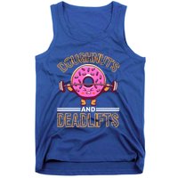 Doughnut And Deadlifts Barbell Donuts Dough Snack Doughnut Gift Tank Top