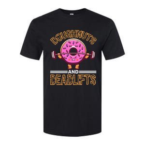 Doughnut And Deadlifts Barbell Donuts Dough Snack Doughnut Gift Softstyle CVC T-Shirt