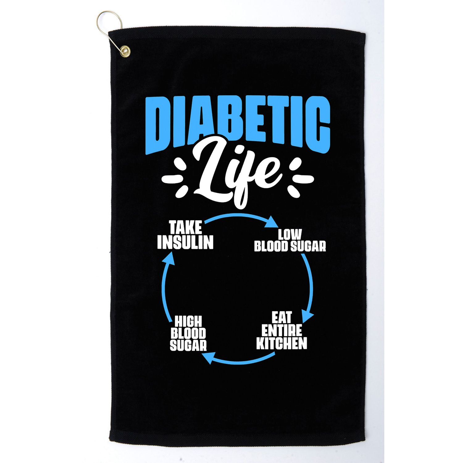 Diabetes Awareness Diabetic Life Diabetes Warrior Golf Towel