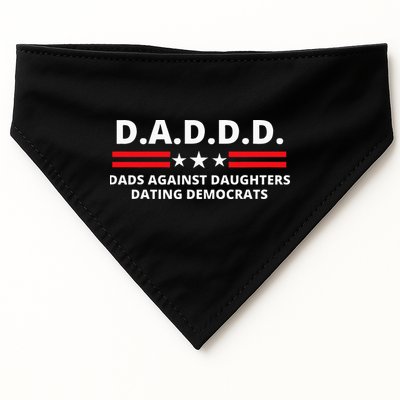 Dads Against Daughters Dating Democrats Republican Dad Humor USA-Made Doggie Bandana