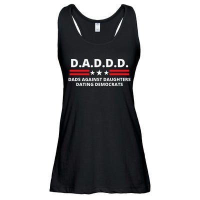Dads Against Daughters Dating Democrats Republican Dad Humor Ladies Essential Flowy Tank