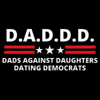 Dads Against Daughters Dating Democrats Republican Dad Humor 16 in Basic Backpack