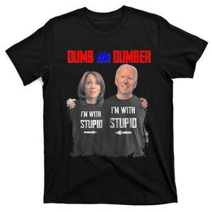 Dumb And Dumber Haris And Biden Vote For Trump 2024 T-Shirt