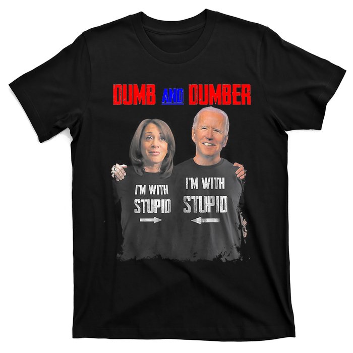 Dumb And Dumber Haris And Biden Vote For Trump 2024 T-Shirt