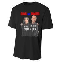 Dumb And Dumber Haris And Biden Vote For Trump 2024 Performance Sprint T-Shirt