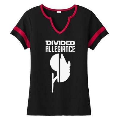 Divided Allegiance Ladies Halftime Notch Neck Tee