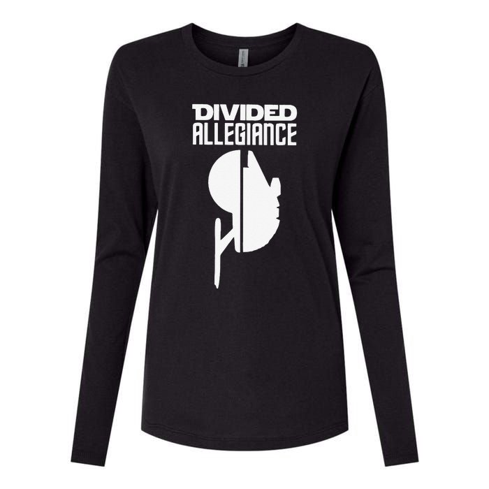 Divided Allegiance Womens Cotton Relaxed Long Sleeve T-Shirt