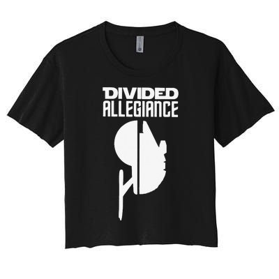 Divided Allegiance Women's Crop Top Tee