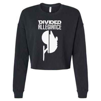 Divided Allegiance Cropped Pullover Crew