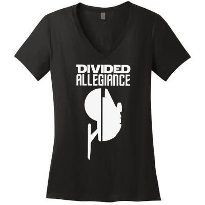 Divided Allegiance Women's V-Neck T-Shirt