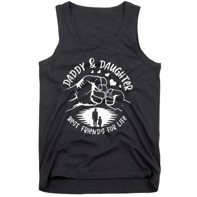 Dad And Daughter Best Friends Fathers Day Matching Dad Tank Top