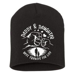 Dad And Daughter Best Friends Fathers Day Matching Dad Short Acrylic Beanie