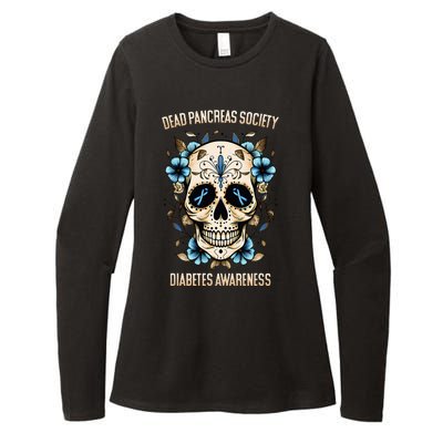 Diabetes Awareness Dead Pancreas Society Womens CVC Long Sleeve Shirt