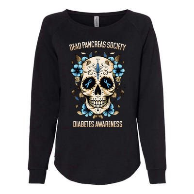 Diabetes Awareness Dead Pancreas Society Womens California Wash Sweatshirt