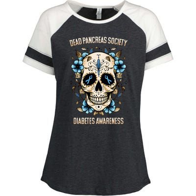 Diabetes Awareness Dead Pancreas Society Enza Ladies Jersey Colorblock Tee