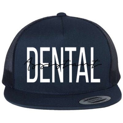 Dental Assistant Dental Hygienist Great Gift Flat Bill Trucker Hat