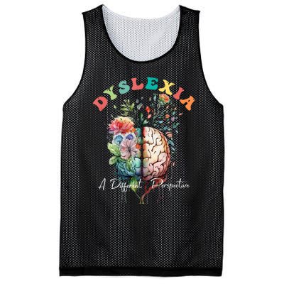 Dyslexia A Different Perspective Dyslexia Specialist Teacher Mesh Reversible Basketball Jersey Tank