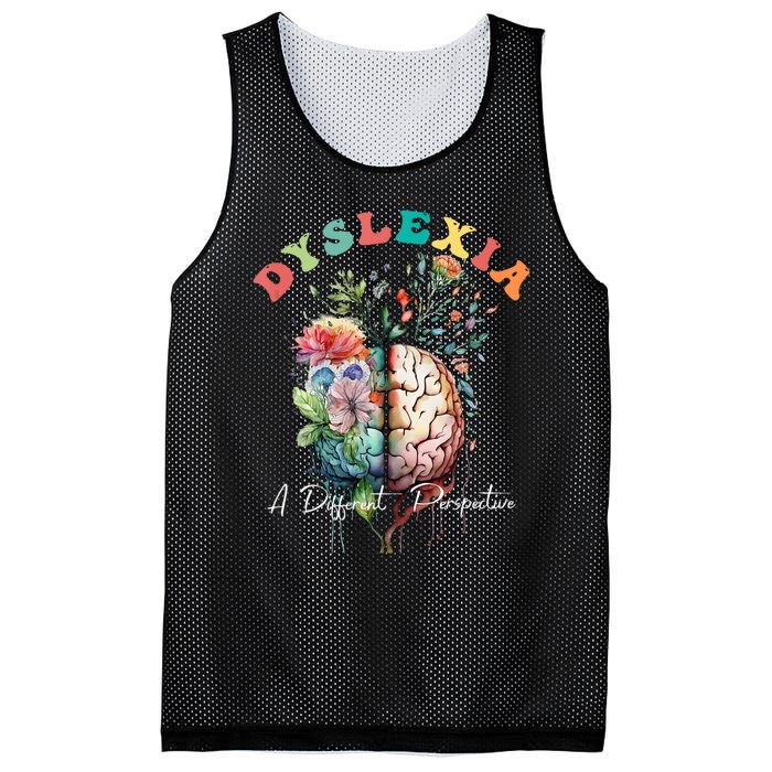 Dyslexia A Different Perspective Dyslexia Specialist Teacher Mesh Reversible Basketball Jersey Tank