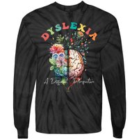 Dyslexia A Different Perspective Dyslexia Specialist Teacher Tie-Dye Long Sleeve Shirt