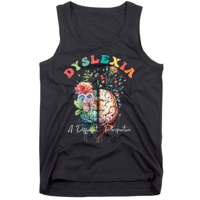 Dyslexia A Different Perspective Dyslexia Specialist Teacher Tank Top