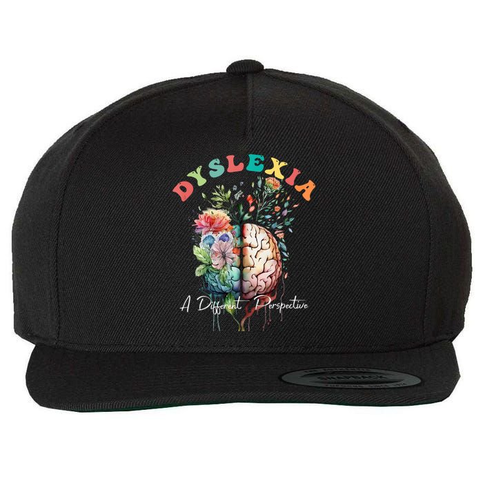 Dyslexia A Different Perspective Dyslexia Specialist Teacher Wool Snapback Cap