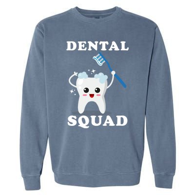 Dental Assistant Dentist Student Dental Squad Gift Funny Gift Garment-Dyed Sweatshirt