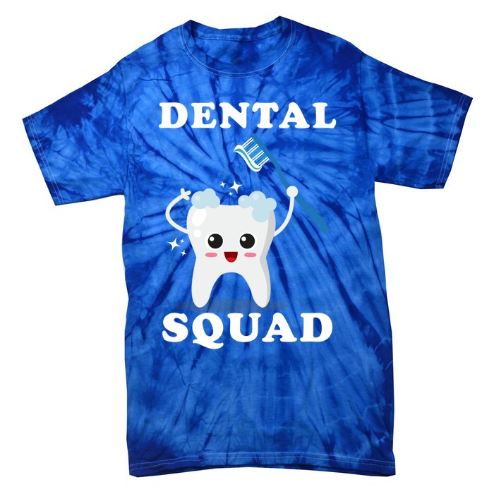 Dental Assistant Dentist Student Dental Squad Gift Funny Gift Tie-Dye T-Shirt