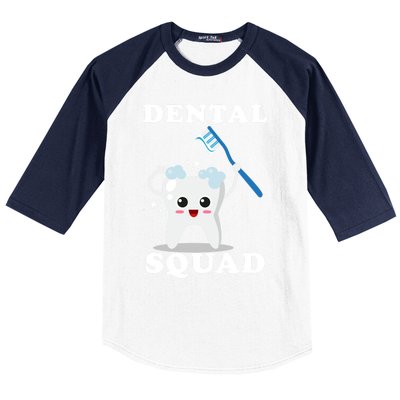 Dental Assistant Dentist Student Dental Squad Gift Funny Gift Baseball Sleeve Shirt