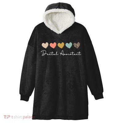 Dental Assistant Dental Hygienist Dentist Appreciation Hooded Wearable Blanket