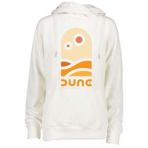 Dune Arrakis Desert Womens Funnel Neck Pullover Hood