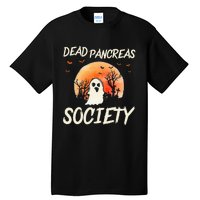 Diabetes Awareness Dead Pancreas Society Halloween Ghost Tall T-Shirt