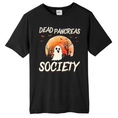 Diabetes Awareness Dead Pancreas Society Halloween Ghost Tall Fusion ChromaSoft Performance T-Shirt