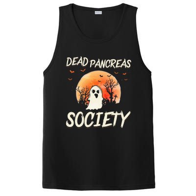 Diabetes Awareness Dead Pancreas Society Halloween Ghost PosiCharge Competitor Tank