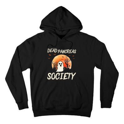 Diabetes Awareness Dead Pancreas Society Halloween Ghost Tall Hoodie