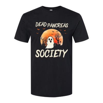 Diabetes Awareness Dead Pancreas Society Halloween Ghost Softstyle CVC T-Shirt