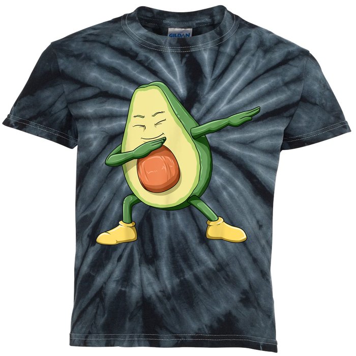 Dabbing Avocado Dab Avocado Dabbing Avocado Lovers Kids Tie-Dye T-Shirt