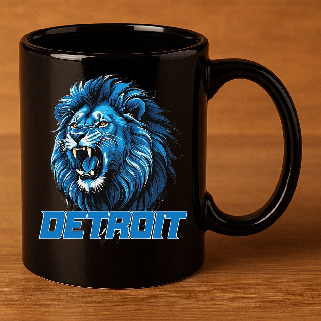 Detroit Apparel 11oz C Handle Ceramic Mug