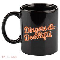 Dingers And Deadlifts 11oz C Handle Ceramic Mug