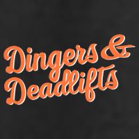Dingers And Deadlifts Golf Towel