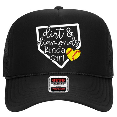 Dirt And Diamonds Kinda Girl Baseball Softball Mom Meaningful Gift Hat