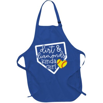 Dirt And Diamonds Kinda Girl Baseball Softball Mom Meaningful Gift Apron