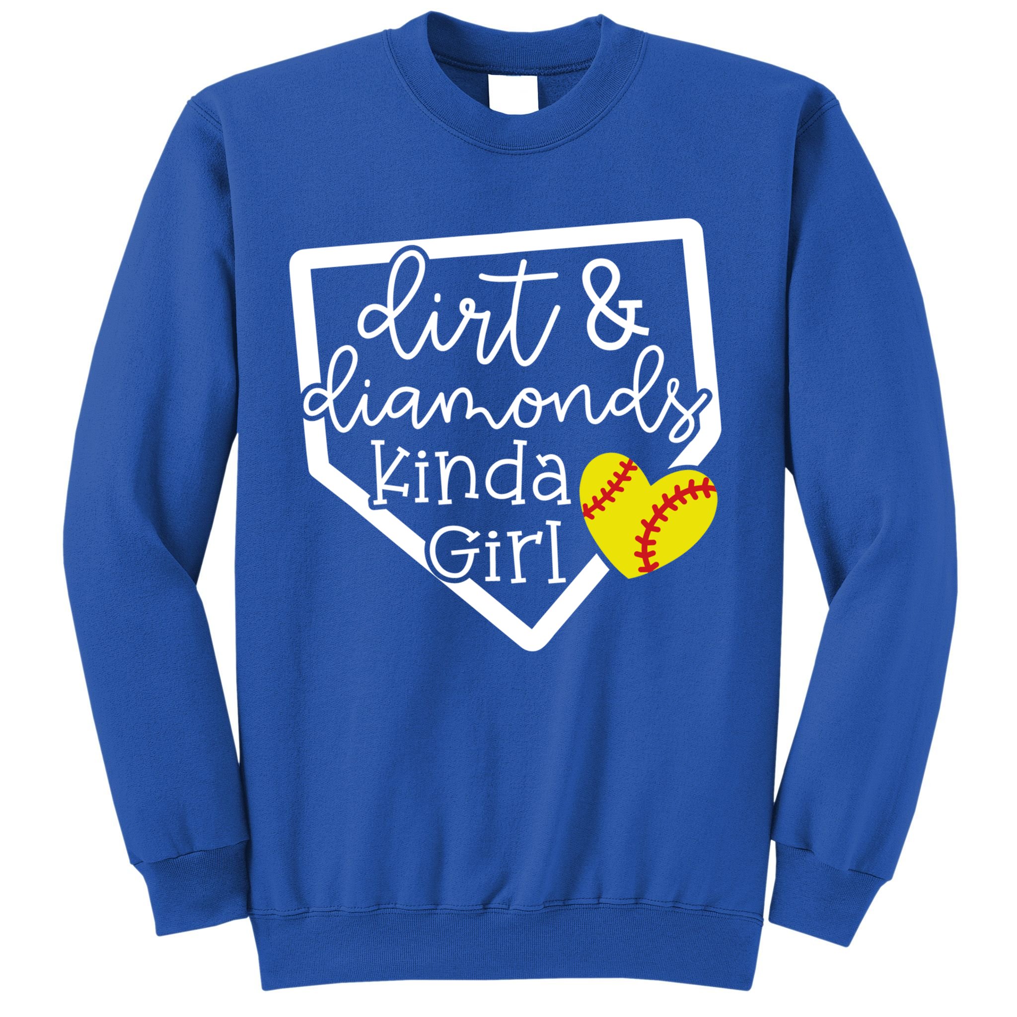 Dirt And Diamonds Kinda Girl Baseball Softball Mom Meaningful Gift Sweatshirt