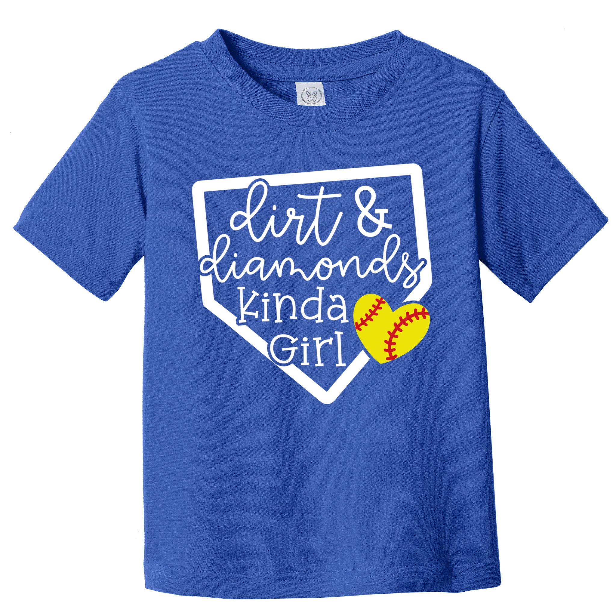 Dirt And Diamonds Kinda Girl Baseball Softball Mom Meaningful Gift Toddler T-Shirt