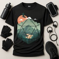 D20 Art Dungeons Lover Fantasy Gaming Cooling Performance Crew T-Shirt
