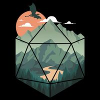 D20 Art Dungeons Lover Fantasy Gaming Cooling Performance Crew T-Shirt