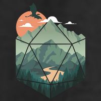D20 Art Dungeons Lover Fantasy Gaming Golf Towel